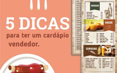 5 dicas para ter um cardápio vendedor