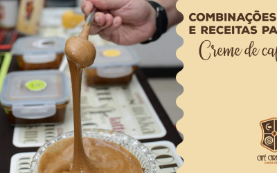 Combinações e receitas para creme de café