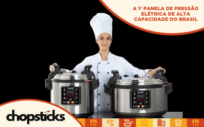 A 1ª Panela de Pressão Elétrica de Alta Capacidade do Brasil